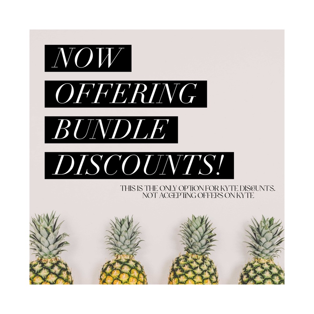Now offering bundle discounts